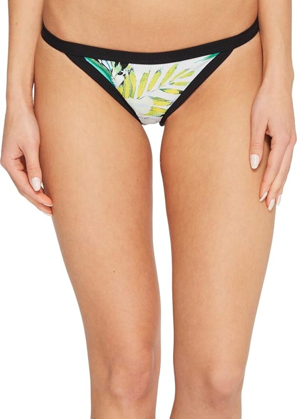 Hurley Women's Quick Dry Garden Cheeky Surf Bottom, Pure Platinum - L
